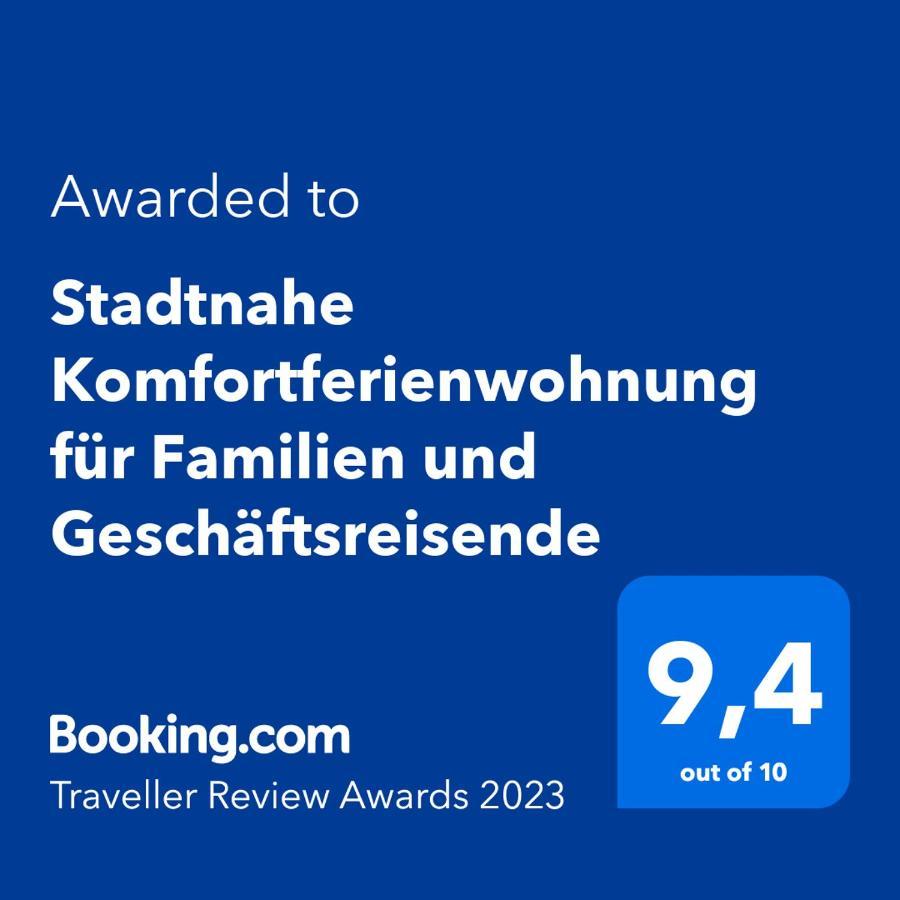Stadtnahe Komfortferienwohnung Fuer Familien Und Geschaeftsreisende Хильдесхайм Экстерьер фото